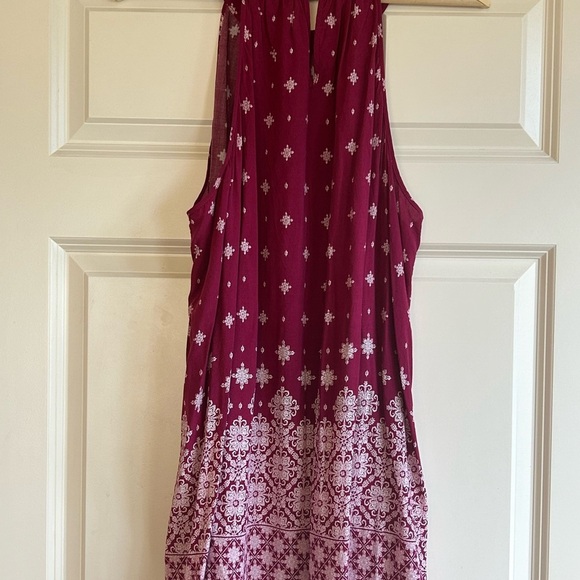 Torrid Whimsigoth Halter Neck Magenta Top Flowy Casual Summer Size 1, XL - Picture 5 of 10